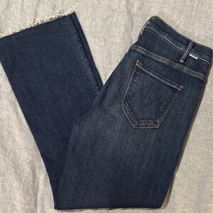 MOTHER The Hustler Ankle Fray Jeans